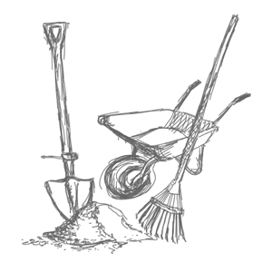 Attrezzatura e materiali da giardino